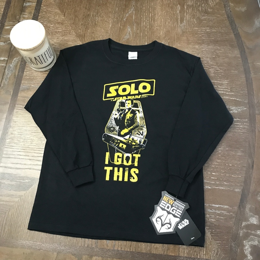 DISNEY STAR WARS Long Sleeve Boy's Tee